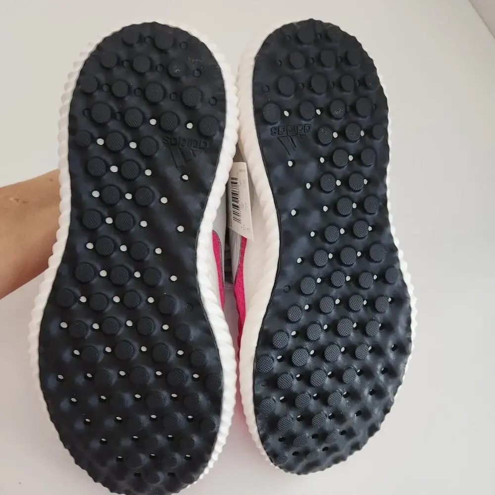 adidas Girls Alphabounce RC XJ Casual Sneakers, Pink, 4